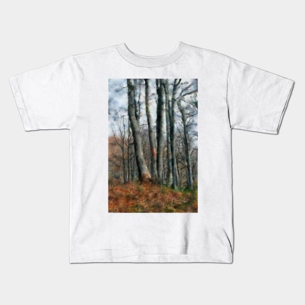 Bieszczady tree Kids T-Shirt by bogfl